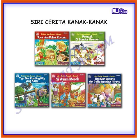 Adm Buku Cerita Suku Kata Dwibahasa Kanak Kanak Cerita Dongeng