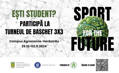 Înscrie te la Sport for the future Baschet 33 la USAMV București 1