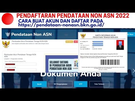 Cara Daftar Pendataan Non Asn Tahun Pada Web Https Pendataan