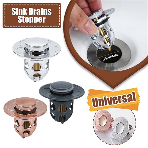 A O Inoxid Vel Pop Up Bounce Core Sink Drain Stopper Filtro De Drenagem