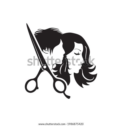 Hairdresser Logo Beauty Salon Logo Man Stock Vector Royalty Free 1986875420 Shutterstock