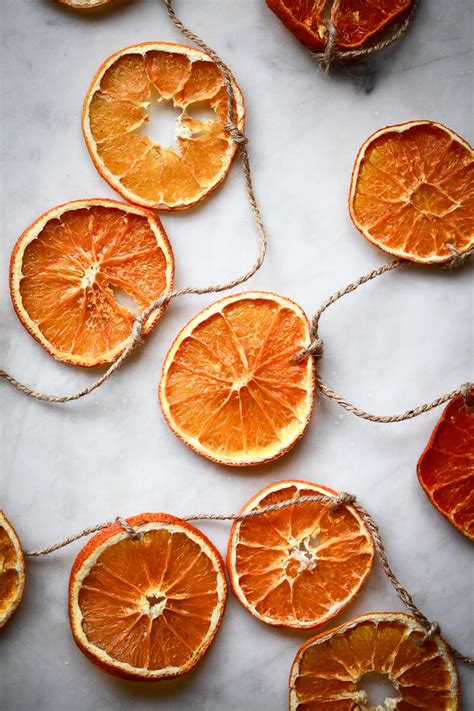 How To Dry Orange Slices