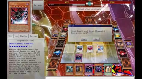 Yu Gi Oh YGOPro Match Duel Reborn Tengu Plant Synchro Vs Red Eyes