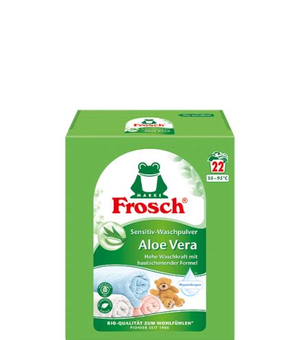 Frosch Sensitiv Waschpulver Aloe Vera Frosch De