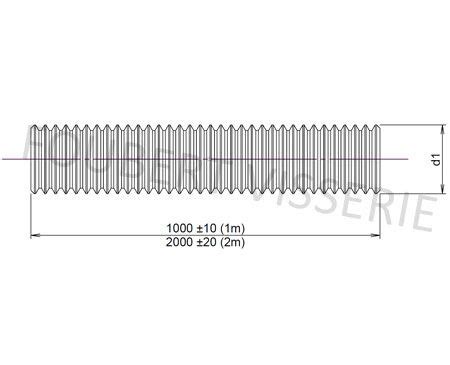 TIGES FILETEES DIN 975 NFE 25136 DIN 976 Foubert Visserie