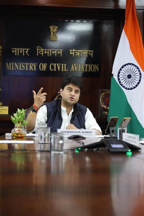 Jyotiraditya Scindia Inaugurates Direct Flight Between Bhopal And