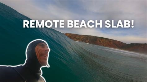 We Attempt To Surf A Powerful Winter Swell On A Remote Beach POV Surf