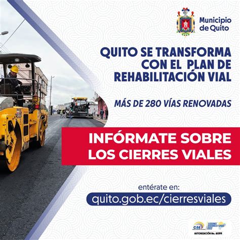 Cierres Viales En Quito Conoce Los Puntos Donde Se Ejecutan Obras De