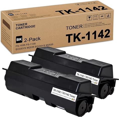 Amazon LOVPAIN TK 1142 TK1142 Black Toner Cartridge 2 Pack TK