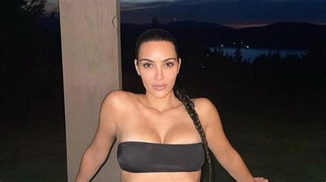 Kim Kardashian Fans Think Pete Davidson Took Her Latest Bikini Photo Glamour UK