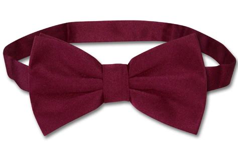 Mens Burgundy BowTie | Mens Dress Vest And Bow Tie Set