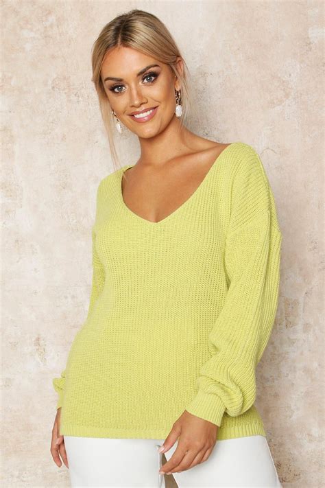 Plus Oversized V Neck Jumper Women Street Style Women Clothes For Women