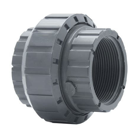 Myvink Fip Pvc U Bfv Socket Union Grey Ral Pn D Epdm