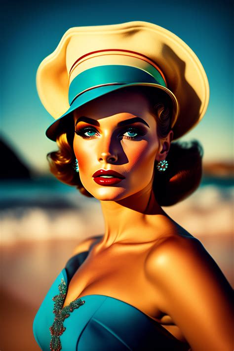 Pin Up Girl Face Drawing