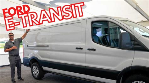 Fully Electric Ford E-Transit Van: Walkaround And Test Ride | Ford ...