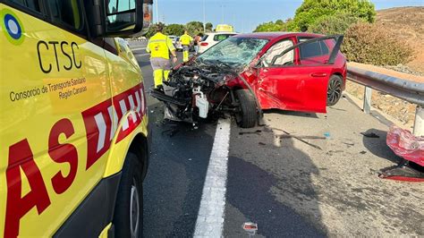 SUCESOS CANARIAS Aparatoso Accidente En Gran Canaria