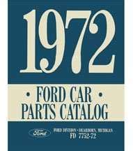 1972 Ford Ranchero Parts Catalog