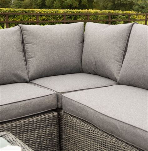 Alexandria Grey Rattan Garden Corner Sofa Set Reviews : Rattan Garden ...