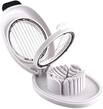 Yuzxaun Egg Slicer For Hard Boiled Eggs Stainless Steel Wire Heavy