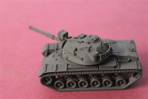 1-72ND SCALE 3D PRINTED VIETNAM WAR U.S. ARMY M48A5 PATTON TANK WITH S ...