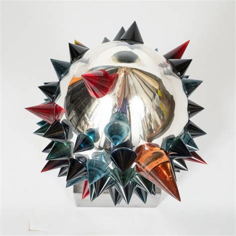 Spark Interior Mirrored And Applied Glass Uncle Cotton Sculpture By Jiri Jelinek