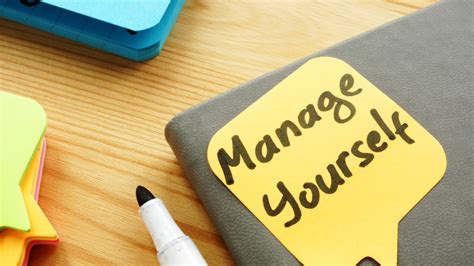 The Key Guide To Managing Yourself And How You Will Benefit From It