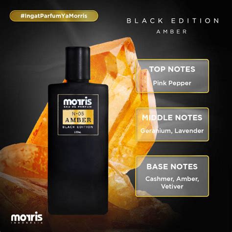 Morris Eau De Parfum Black Edition Ml Parfum Pria Best Seller