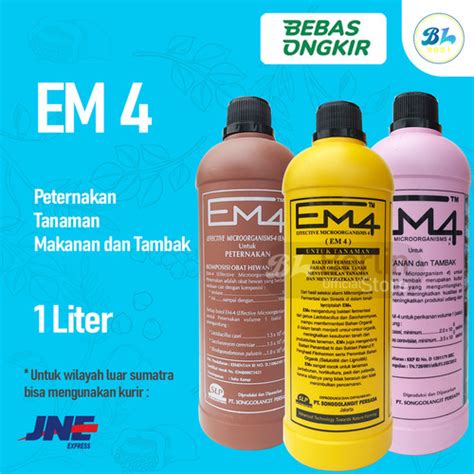 Jual EM 4 1 Liter Untuk Tanaman Peternakan Perikanan Dan Tambak