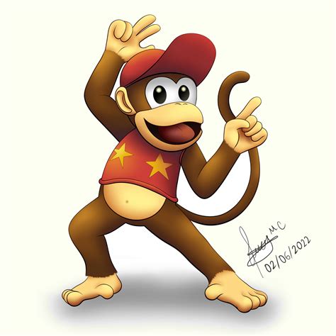 Diddy Kong by LuisanaKMC on DeviantArt