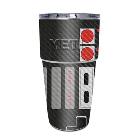 MightySkins CF YEPINT16SI Retro Gamer 3 Carbon Fiber Skin For Yeti