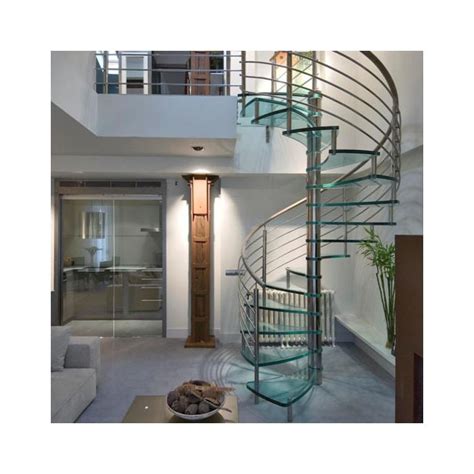 Spiral Staircase Outdoor Large Chandelier Lobby Mono Stringer Modern