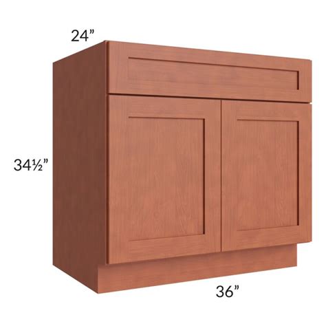 Midtown Walnut Shaker 36 Sink Base Cabinet