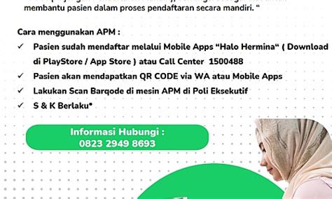 Hermina Hospitals Pendaftaran Lebih Mudah Dengan APM Eksekutif