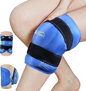 Atsuwell XXL Knee Ice Pack Wrap Around Entire Knee After Surgery Extra