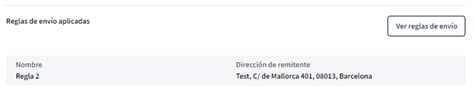 Información General Y Aplicación De Las Reglas De Envío Sendcloud