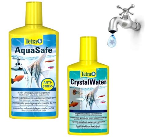 Uzdatniacz Wody Akwarium Tetra Aqua Safe Ml Gratis Crystal Water