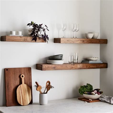 Emmerson Reclaimed Wood Floating Wall Shelves Ada West Elm