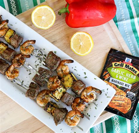 Grilled Steak And Shrimp Surf And Turf Kabobs The Southern Thing