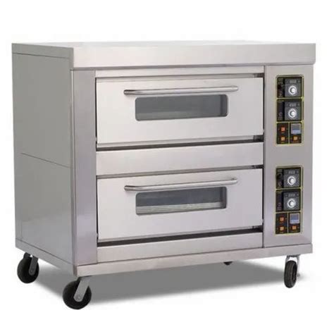 Double Commercial Gas Pizza Oven Deck Tray At Rs In