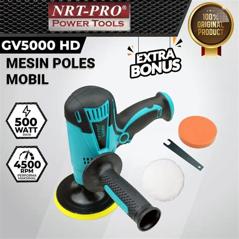 Jual Mesin Poles Mobil NRT PRO GV 5000HD 5 Inch GV5000HD Variable Speed