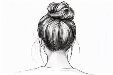 How To Draw A Messy Bun Yonderoo