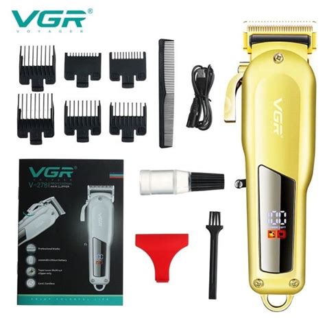 Vgr V Zero Adjustable Professional Rechargeable Hair Trimmer Metal