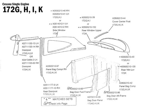 Cessna Single Engine 172g H I K Schematics