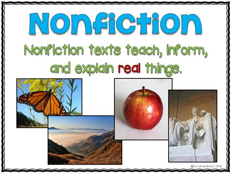 Fiction Vs Nonfiction Teaching Ideas Mrs Winter S Bliss Resources For Kindergarten 1st