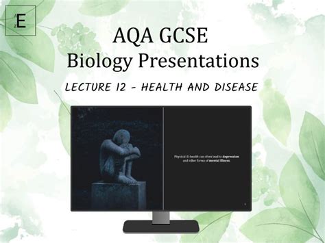 Aqa Gcse Biology Lecture 12 Health And Disease Teaching Resources