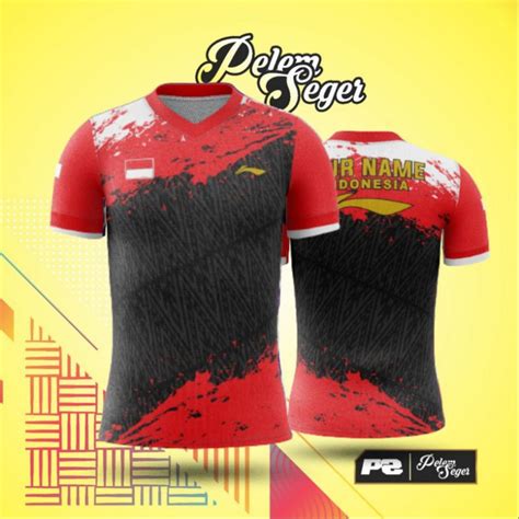 Jual Baju Kaos Jersey Olahraga Tenis Meja Pingpong Badminton