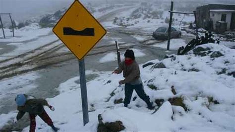 Córdoba de blanco nevó en las Altas Cumbres