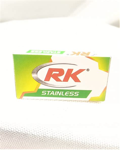 Rk Stainless Blades Salon Pack Shaving Blades For Men 10 Blades X 5 50