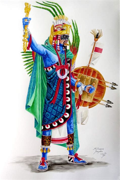 Moctezuma Xocoyotzin Aztecas Dibujos Arte Azteca Guerrero Azteca