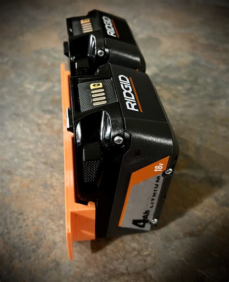 Ridgid Tools Double 18v Battery Holder By Ja Prints And Crafts